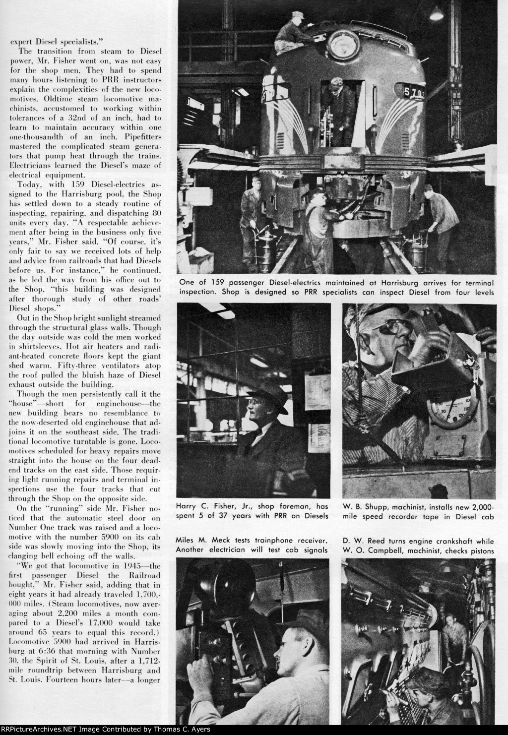 Harrisburg's Diesel Specialists, Page 7, 1953